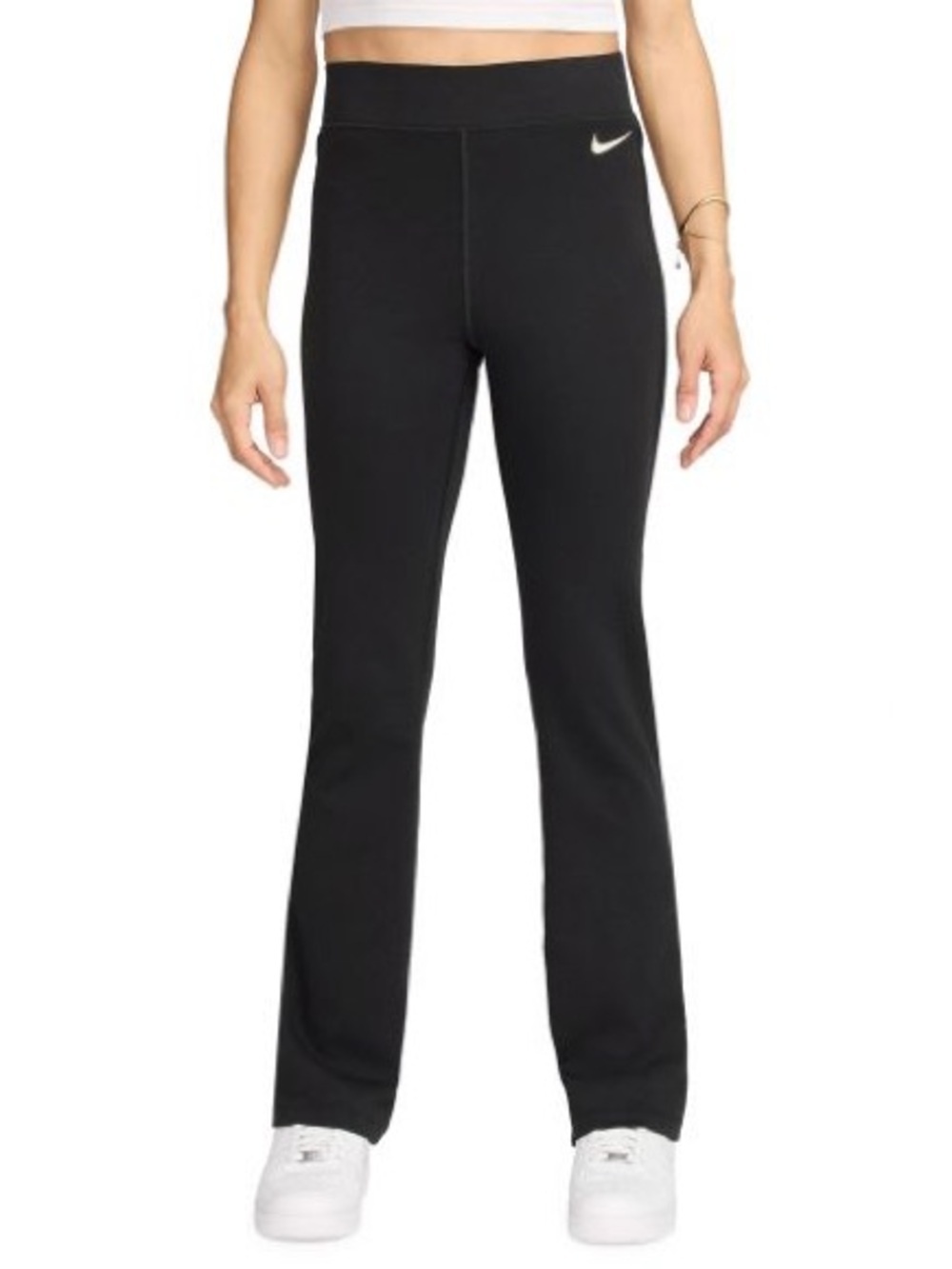 Nike Dri-FIT Black Athletic High-Waist Boot Cut Leggings / Pants Size Large Tall